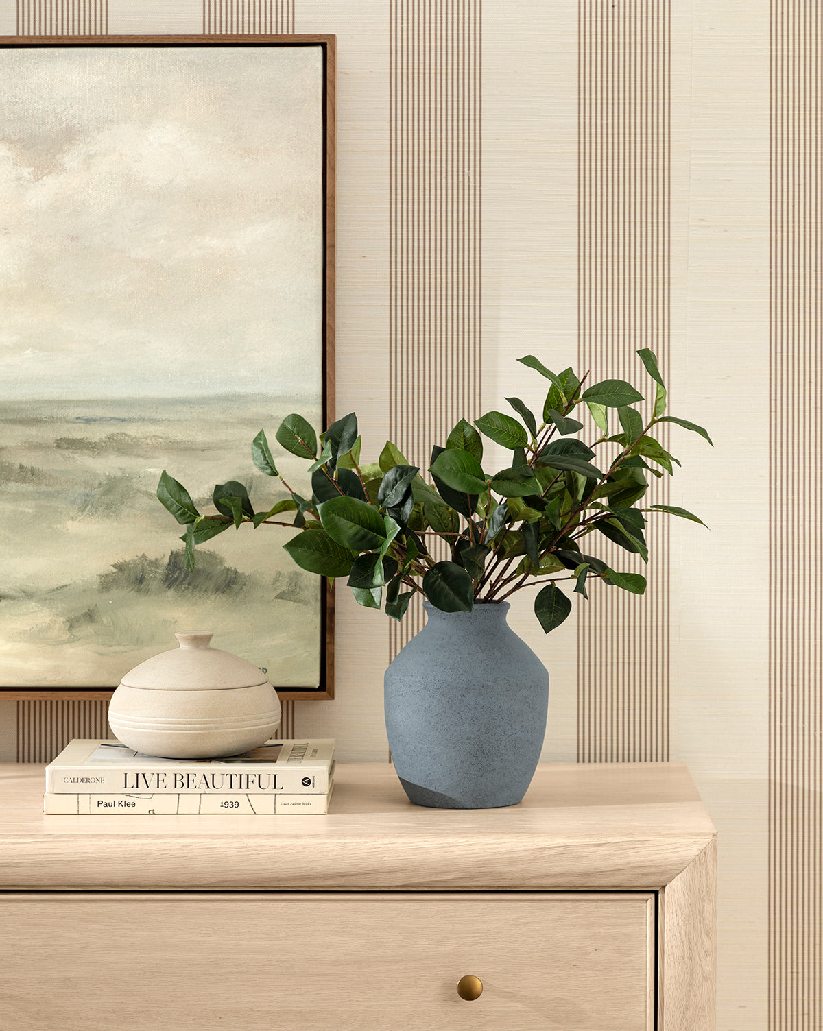 Faux Laurel Leaf Branch - image 2