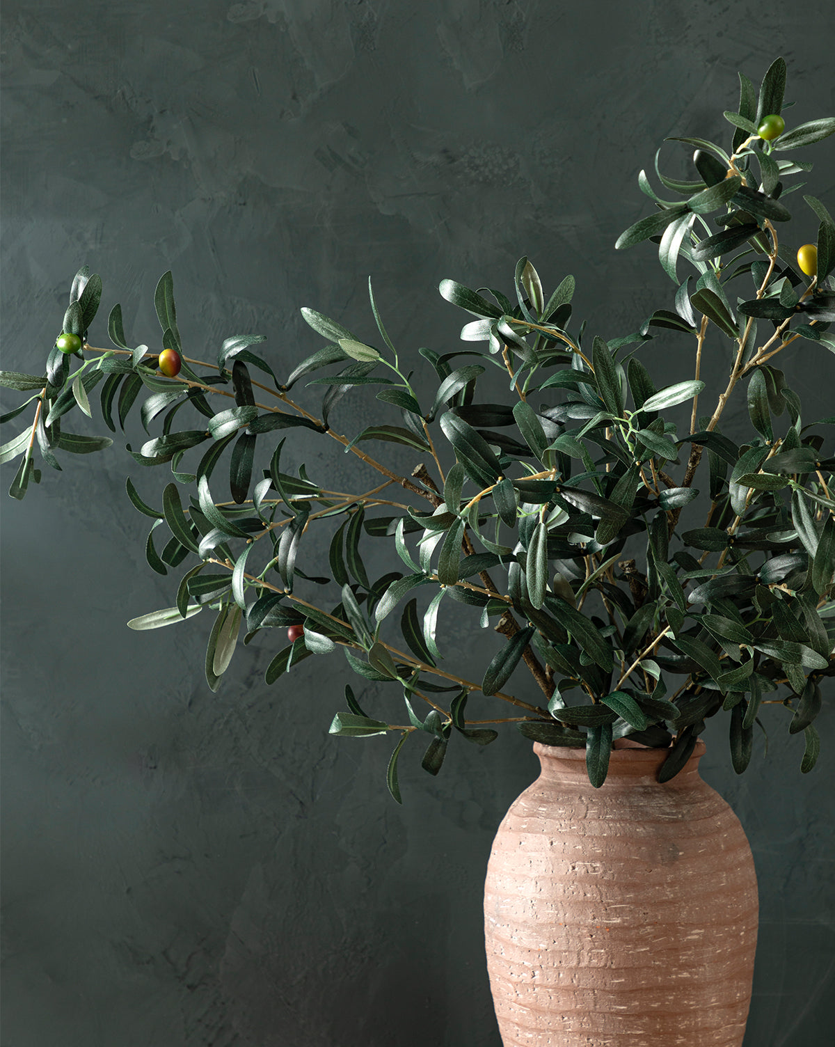 40-Inch Faux Olive Leaf Branch - image 1