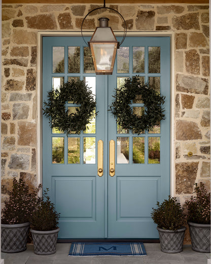 Olive Leaf & Berry Faux Wreath - image 1