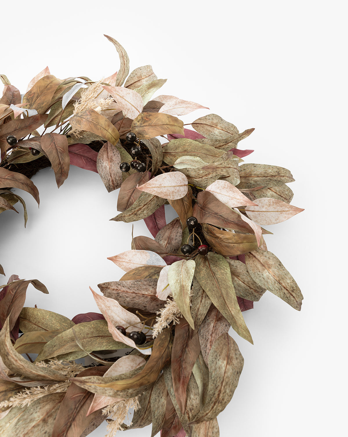 30-Inch Seasonal Eucalyptus Faux Wreath - image 3