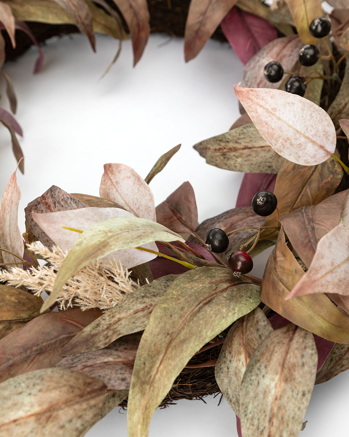 30-Inch Seasonal Eucalyptus Faux Wreath - image 2
