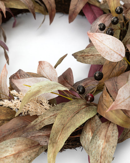 30-Inch Seasonal Eucalyptus Faux Wreath - image 2