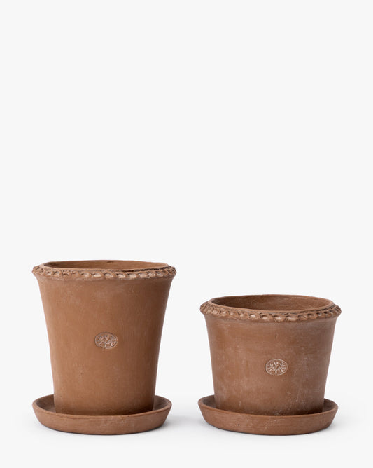 Scalloped Natural Terracotta Planter - image 1