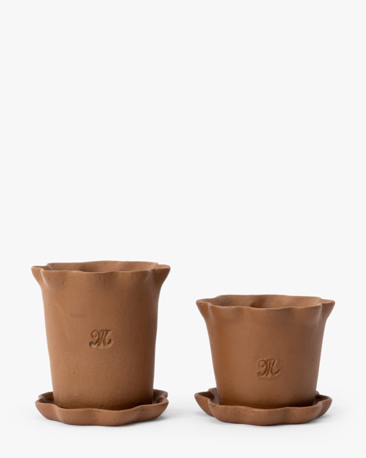 Ripple Edge Terracotta Planter - image 2