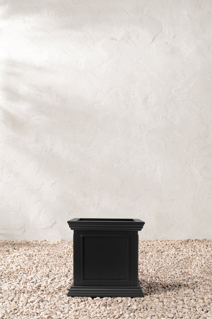 Paneled Square Outdoor Planter