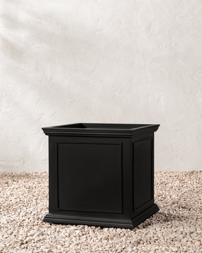 Paneled Square Outdoor Planter - image 2
