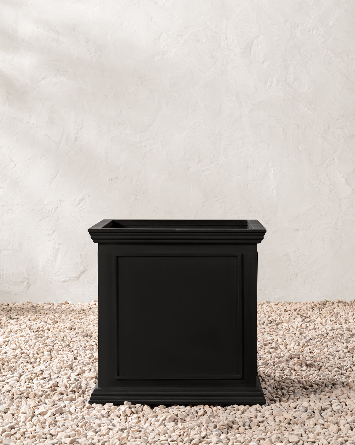 Paneled Square Outdoor Planter
