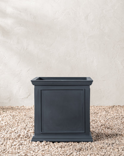 Paneled Square Outdoor Planter