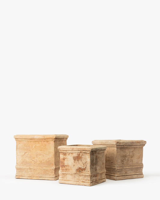 Weathered Square Garden Planter - image 1