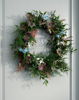Fern & Begonia Faux Wreath - image 1